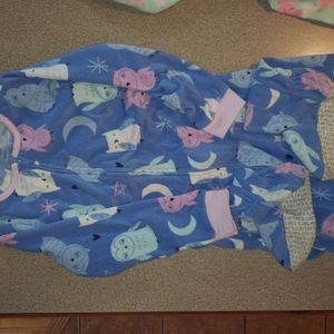 Carters 6T girls feet pajamas owl